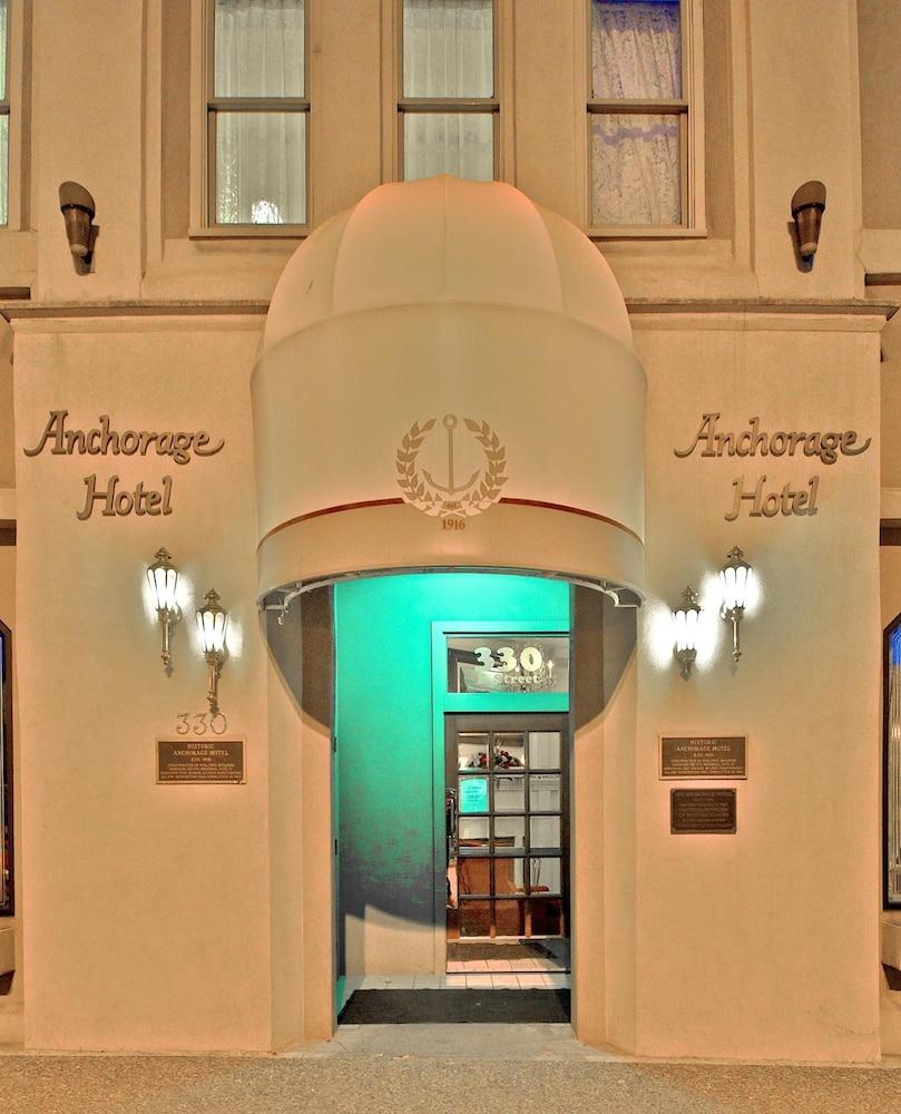Historic Anchorage Hotel Exterior foto
